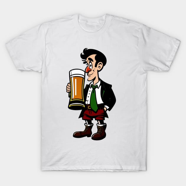 Beer Drinker T-Shirt by ArtShare